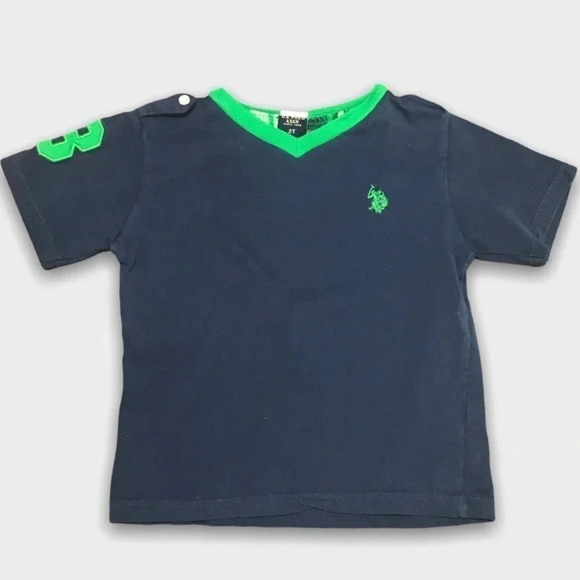 U.S  Polo Assn Navy Blue Short Sleeve Shirt - Picture 1 of 5